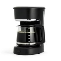 12-Cup Switch Coffee Maker Black: Electric Drip Coffee Machine, 60 oz Capacity, Dishwasher-Safe Parts