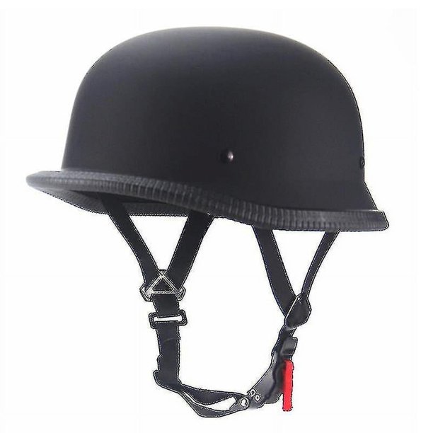 Casco de moto vintage Cruiser casco alemán de media cara (hy)