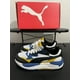 thumbnail image 1 of PU & MA XRay Speed Wide Lace Up Men's Black, Blue, Yellow Sneakers, Size 8.5, 1 of 5