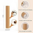 thumbnail image 7 of Huanledash 2 Pcs Mailing Tubes Paper Tubes Shipping Cardboard Blueprints Artwork Poster Kraft Extra Heavy-Duty Thickness Posters Fish Rod Storing Protecting Packaging Cylinders, 7 of 7