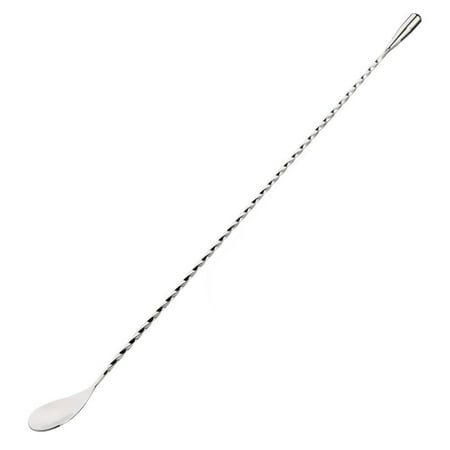 

Stainless Steel Cocktail Spoon Spiral Design Layering Drinks Tool 1 Pc