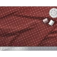 thumbnail image 2 of Soimoi Red Poly Georgette Fabric Dots Dots Print Fabric by Yard 42 Inch Wide, 2 of 3