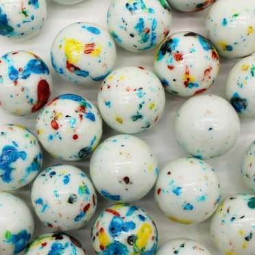 Psychedelic Jawbreakers GUM CENTER Candy 1.25 Inch 1 Pound Hard As A Rock - Long Lasting Sucking Hard Candy-Approximately 24 Pieces