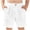 White, variant on Scyoekwg Boys Cotton Shorts Solid Color Elastic Waisted Sports Straight Leg Shorts Casual Comfortable Pants with Pockets Beige 7-8 Years