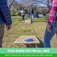 thumbnail image 6 of GoSports Tough Toss All Weather Cornhole Outdoor Game - 2 Regulation Size Boards, 8 Bean Bags, and Carry Case - Wood Design, 6 of 6