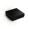 thumbnail image 4 of Prestige & Fancy Luxury Black Swirl Jewelry Boxes, Cotton-Filled Cardboard Gift Boxes with Lids for Bracelets, Earrings, and Small Accessories, 3.5 x 3.5 x 1 in, 6-Pack, 4 of 7