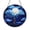 Acrylic 3.5 Inch, variant on Round Moon Ocean Lightning Stained Glass Style Window Hanging Decor