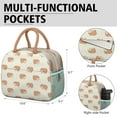 thumbnail image 6 of Reusable Hedgehog Lnsulated Lunch Bag for Women & Men-Leakproof Water-Resistant Cooler Tote,Large Capacity(10.6x8.7x6.3in)for Work,Office,Travel,Picnic,Beach., 6 of 7