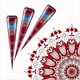 thumbnail image 1 of Natural Indian Henna Paste Cone for Temporary Tattoo,3pcs, 1 of 4