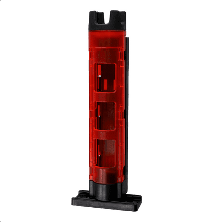 Fishing Box Rod Stand Fishing Box Rod Barrel Holder Adjustable Portable Snap Suit Red