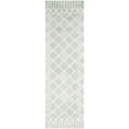thumbnail image 2 of Safavieh Casablanca Shag 6' X 9' Hand Tufted Rug in Blue and Ivory, 2 of 9