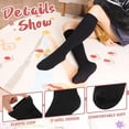 thumbnail image 4 of Holzlrgus Women's Knee High Wool Socks Winter Thick Thermal Soft Comfy Over Knee Long High Socks 2 Pairs, 4 of 6