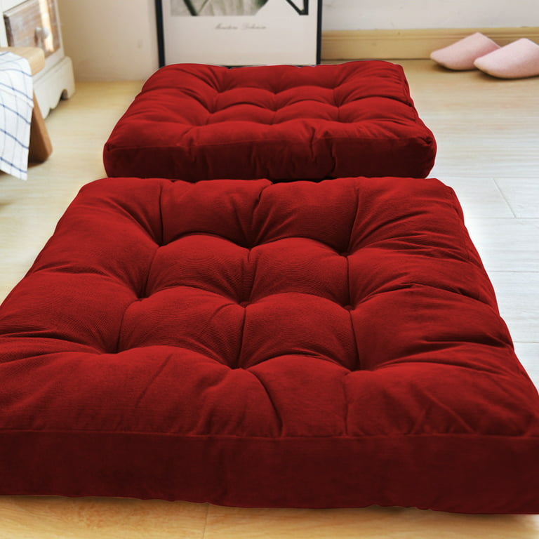  Verpert Floor Pillow 25x25 Inch,Square Meditation