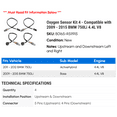 thumbnail image 2 of Oxygen Sensor Kit 4 - Compatible with 2009 - 2015 BMW 750Li 4.4L V8 2010 2011 2012 2013 2014, 2 of 2