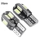 thumbnail image 3 of Bombilla de cuña, 20 piezas, 8 LED, bombilla LED para lateral de coche, bombilla de cuña de alto rendimiento, 3 of 9