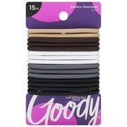 Goody® Ouchless® Java Bean 4mm Elastics, neutral shades, all hair types 15CT