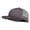 Black Charcoal, variant on Big Size Premium Flat Bill Trucker Cap - Charcoal Grey XL-3XL