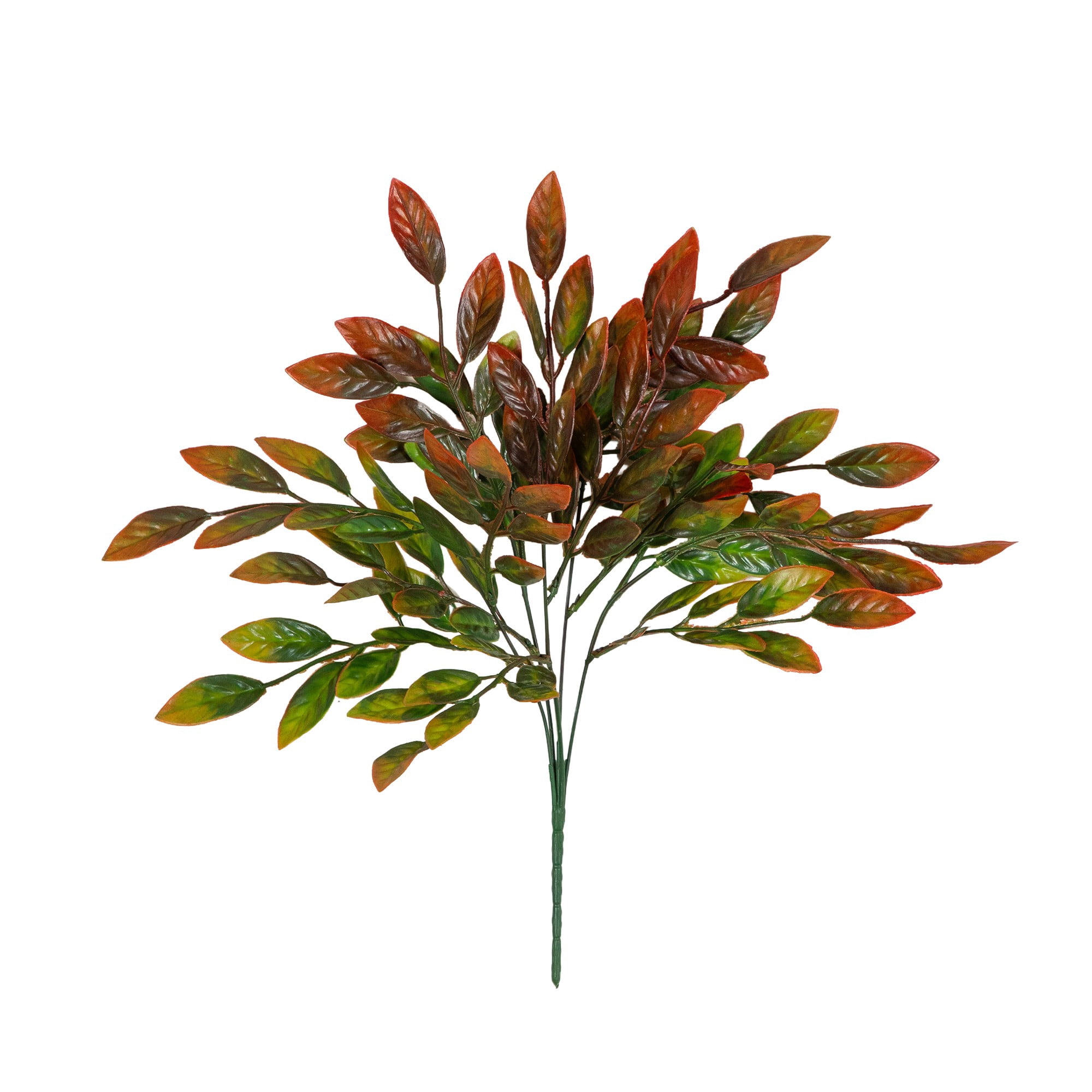 16in. UV Resistant Artificial Ruscus Bush (Indoor/Outdoor) - Set of 6