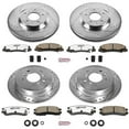 thumbnail image 3 of PowerStop Front and Rear Z26 Street Warrior Carbon-Fiber Ceramic Brake Pad and Drilled and Slotted Rotor Kit Fits: BUICK Select Models K4377-26, 3 of 9