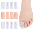 thumbnail image 1 of 6pcs Toe Protectors For Big Toe Protector, Gel Toe Protectors Breathable, Silicone Big Toe Protector Toe Guards For Feet, 1 of 5
