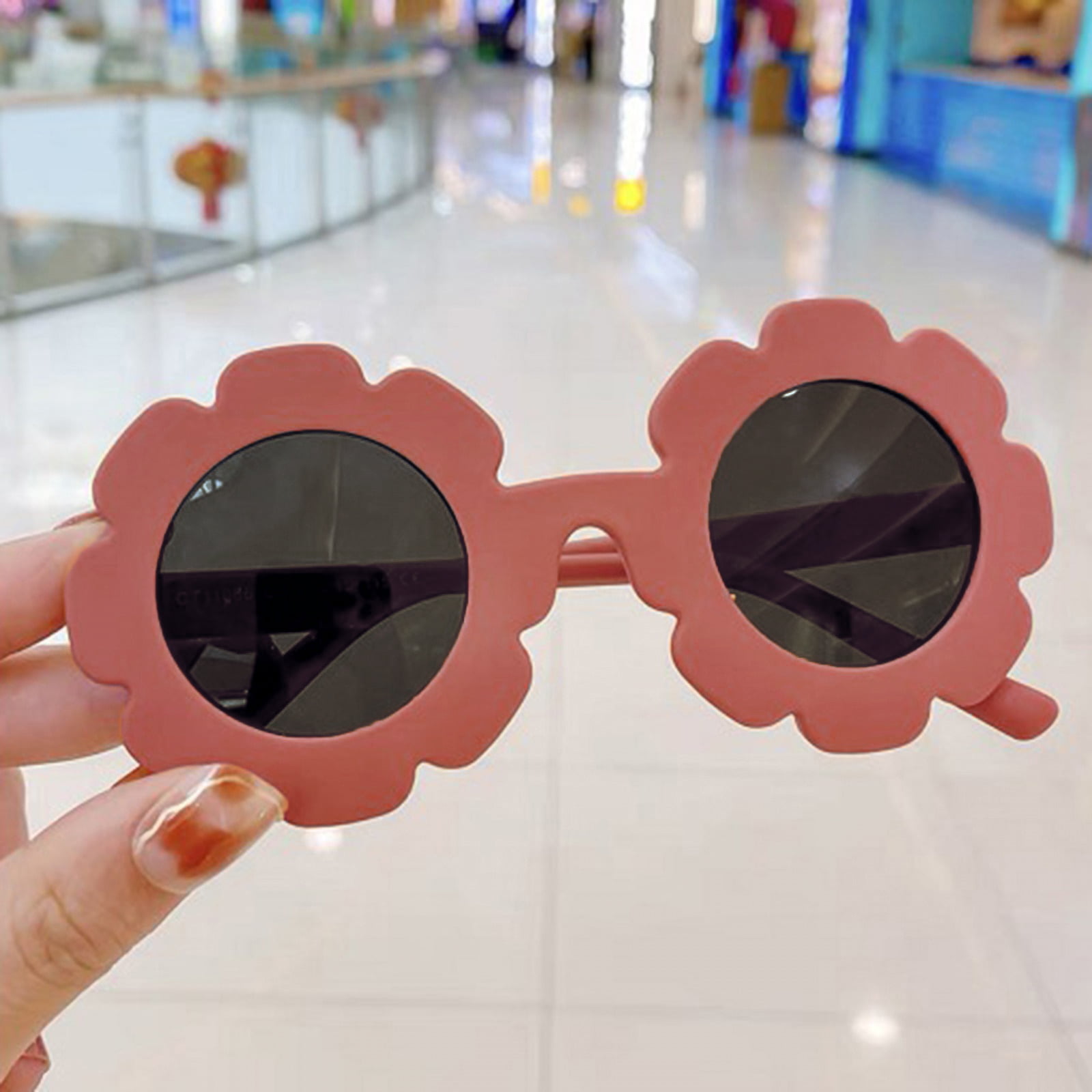 Kids' Colorblock Round Sunglasses - Cat & Jack™ Brown/orange : Target