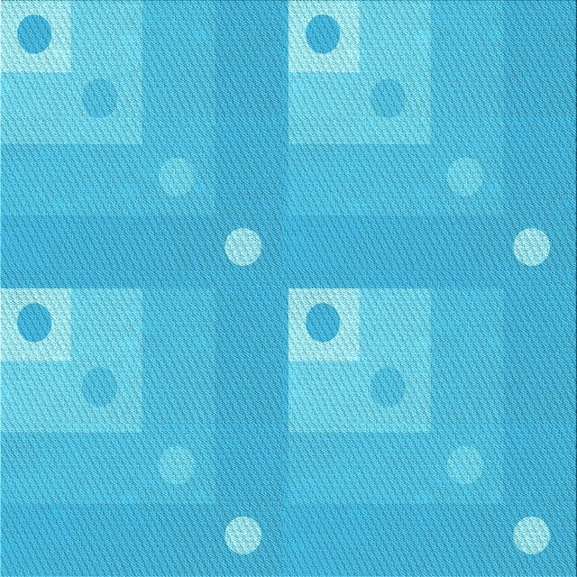Ahgly Company Machine Washable Indoor Square Transitional Bright Cyan Blue Area Rugs, 7' Square