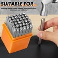 thumbnail image 6 of 37 Pcs Number Stamping Set Stamping Tool Letter Punched Jewelry Marking Tool Art Supplies For Craft Projects, 6 of 8