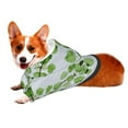 thumbnail image 2 of Bingfone Watercolor Green Leaves Dog Clothes Hoodie, Pet Winter Coat,Puppy Sweatshirts For Small Dogs Boy Girl,Suitable For All Breeds-Medium, 2 of 9