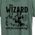 thumbnail image 3 of The Wizard Of Oz - The Wizard Will Fix Everything - Women's Short Sleeve Graphic T-Shirt, 3 of 5