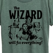 The Wizard Of Oz - The Wizard Will Fix Everything - Women's Short Sleeve Graphic T-Shirt
