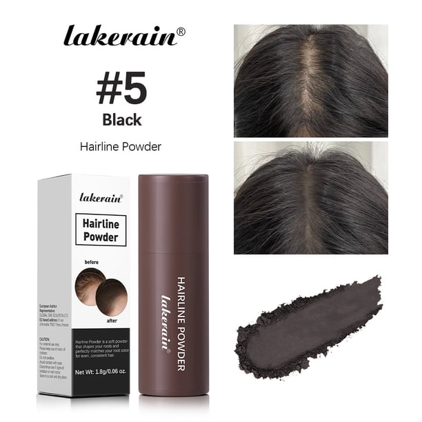 Lakerain Hairline Powder sombra de frente polvo de contorno modificador polvo de relleno de línea de cabello polvo de contorno de cejas