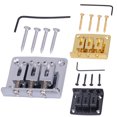 thumbnail image 4 of xinxixnxx Guitar Bridge with Wrench Screw Set for 3 String Electric Guitar Part Black, 4 of 9