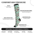 thumbnail image 4 of Picia Usa Flag Printed Sports Compression Socks - 15-20mmHg Graduated Compression, High-Performance Soft and Breathable Socks for Men and Women, 4 of 5