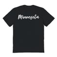 thumbnail image 1 of Minnesota Graphic Black Men's Cotton T-Shirt, 1 of 1