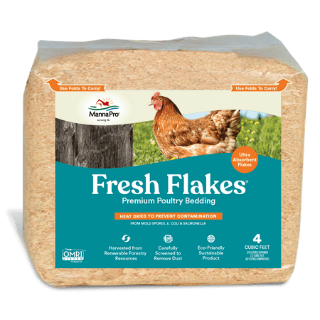UPC: 0095668480400 | Manna Pro Fresh Flakes Premium Chicken Bedding  4 Cubic feet