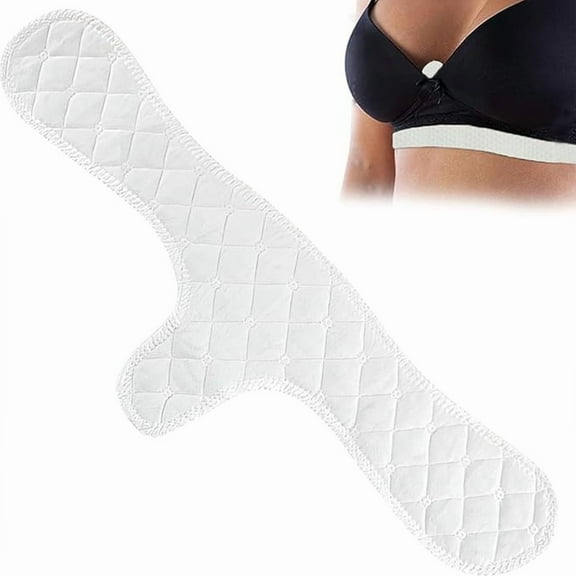 3pcs - Cotton Bra Liners 3 Layer Reusable under Breast Sweat Pads for Women