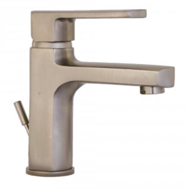 Robinet de Salle de Bain & Lavabo à une Poignée Sans Déchets&44; Nickel Poli