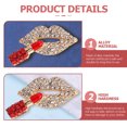thumbnail image 2 of Lip Lipstick Brooch Pin Women Clothes Lapel Pin Rhinestone Brooch Pin Decoration, 2 of 5
