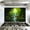 Color 4, variant on Kitchen Backsplash Peel and Stick Wall Murals Misty Forest Landscape Green Trees Majestic Mountains Vintage Removable Mural 35.4"W x 23.6"H, Oil Proof Vinyl Wallpaper for Fireplace & Behind Stove