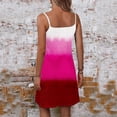 thumbnail image 5 of summer dresses for women 2024 Casual Sundress Summer Camisole Boho Beach Dress V Neck Tank Dresses Beach Dress wedding guest dresses for women Pink Polyester 3X, 5 of 6