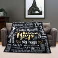 thumbnail image 2 of Get Well Gifts, Sending Big Hugs Blanket , Encouragement Gifts for Women Men, Thinking Of You Gift for Loved One Heartwarming Sentimental, Inspirational Gifts for Women Men Friend Husband, 2 of 6