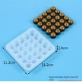 thumbnail image 1 of Molde de silicona for posavasos de burbujas, antiderrames, for mesa de espejo, DIY, 2 uds., 1 of 2
