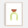 thumbnail image 2 of Abstract geometric chartreuse and terracotta art - Digital Art Minimalist Geometric Modern Art Abstract Watercolor Boho Mid-Century Modern Unframed Wall Art Print 8 x 12 inches, 2 of 60