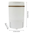 thumbnail image 2 of 4.5L/1.19gal Portable Mini Washing Machine Washer with Drainage Basket Multi-Functional White, 2 of 20