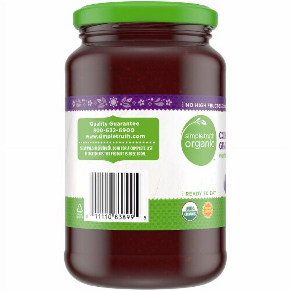 2X - Simple Truth Organic Grape Fruit Spread 16.5 oz