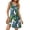 Green Leaf, variant on Fantaslook Summer Dresses for Women Casual V Neck Sleeveless Sundresses Floral Beach Short Dress with Pockets