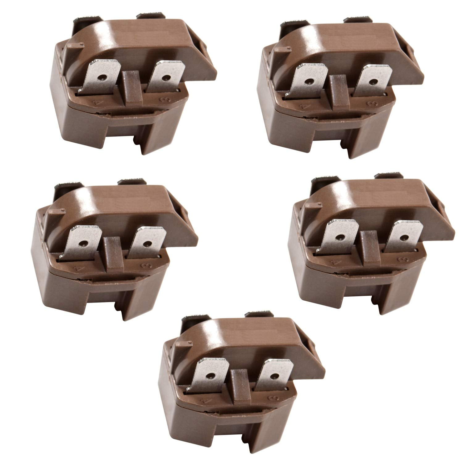 HQRP 5Pack PTC Start Relays / Starter Replacement works with Estate