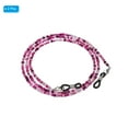 thumbnail image 3 of Uxcell Eyeglass Strap 2 Pack Adjustable Eye Glasses Holder Chains Bead String Sunglasses Eyewear Retainer Colors, 3 of 6