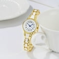thumbnail image 4 of enjoywould Montre Femme Élégante Bracelet en Acier Mince Ronde 3 Mains Robe Fille Montre à Quartz Mode Bijou Cadeau, 4 of 5