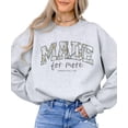 thumbnail image 5 of Camo Made for More Sweatshirt for Women Christian Inspirational Faith Pullover Gift Gray Sweatshirt Adult Small, 5 of 7